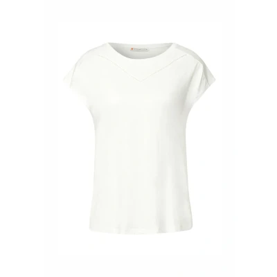 Abbildung von Street One Tshirt print, Damen, Größe: 42, Weiß