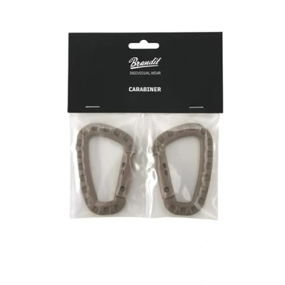 Abbildung von Brandit Karabiner Molle (2er Pack), Farbe:Coyote