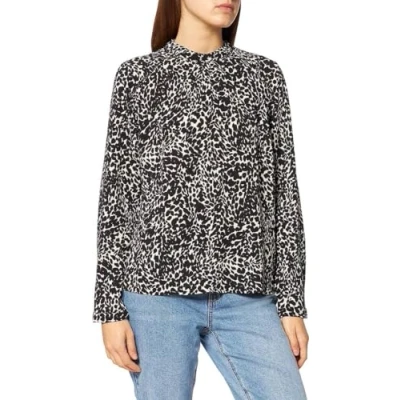 Abbildung von ONLY NEW Mallory L/S Bluse, Damen, Größe: 38, Whitecap gray