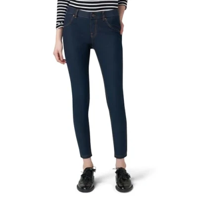 Abbildung von HUE Damen Essential Denim Leggings, Deep Indigo Wash, X Groß