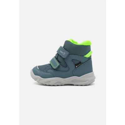 Abbildung von Superfit Glacier Unisex Snowboot/Winterstiefel für Kinder, Größe: 21, Blau/hellgrün Schuhe