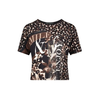 Abbildung von Betty Barclay MIT Aufdruck Tshirt print, Damen, Größe: 36, Braun beige