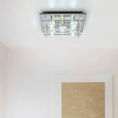 Abbildung von JUST LIGHT Deckenleuchte »KEMAL2.0«, 68 flammig, Leuchtmittel G4 LED wechselbar wechselbar, LED, RGB, Fernbedienung, Infrarot inkl., separat steuerbar über FB