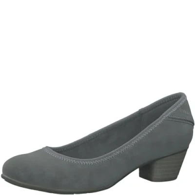 Abbildung von s.Oliver Damen Pumps Kleiner Absatz Elegant, Grau (Graphite), 38 EU
