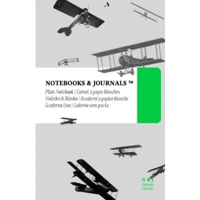 Abbildung von Notizbuch Notebooks &amp; Journals, Flugzeuge (Vintage Kollektion), Large, Blanko: Soft Cover (13.97 x 21.59 cm)(A5)