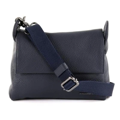 Abbildung von Mandarina Duck Schultertasche Blau (Dress Blue) Mellow Leder P10fzt93 23 x 18 3 (L H B)