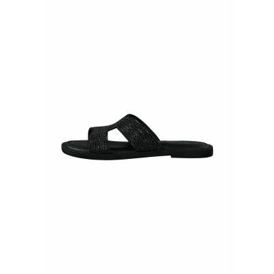 Abbildung von Tamaris Pantolette flach, Damen, Größe: 38, Black glam Schuhe
