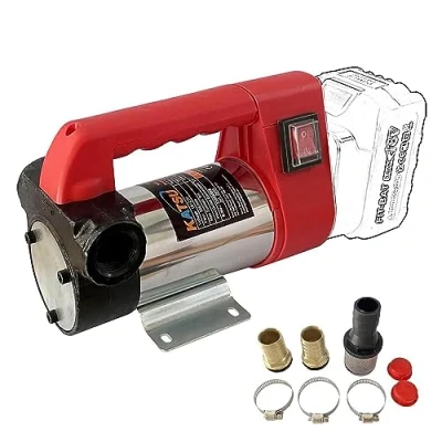 Abbildung von KATSU FIT BAT 21V Kabellos Dieselpumpe Ölpumpe Kraftstoffpumpe Dieselkraftstoff Förderpumpe Portabel Motor Öl Extraktor Pumpe für Autos Traktoren Boat Truck, kein Akku und Ladegerät
