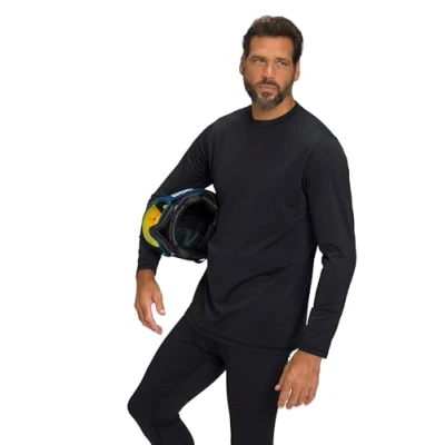 Abbildung von JP 1880 Herren Skiwear, Skiunterhose lang Unterwäsche, schwarz, 6XL
