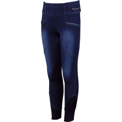 Abbildung von Harry&#039;s Horse Reitleggings LouLou25 Daisy Full Grip BlueberryVerkauft von Agradi