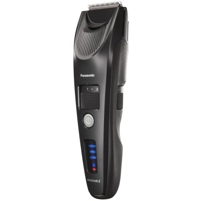 Abbildung von Panasonic ER SC40K803 Haarschneider für Männer, tragbarer, kabelloser, wasserdichter Trimmer, fortschrittliche Klingen, 20 Längen, 1 Aufsatz, kabellos &amp; kabelgebunden, LED Batterieanzeige, Schwarz