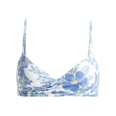 Abbildung von Roxy Classics WRAP Bikinitop, Damen, Größe: XL, Egret artsy floral