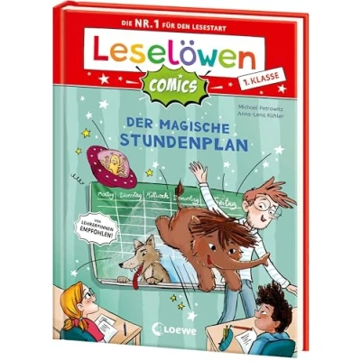 Abbildung von Leselöwen Comics 1. Klasse Der magische Stundenplan: Jetzt als Comic Buch! Die Nr. 1 für den Lesestart Mit Leselernschrift ABeZeh Erstlesebuch Kinder ab 6 Jahren