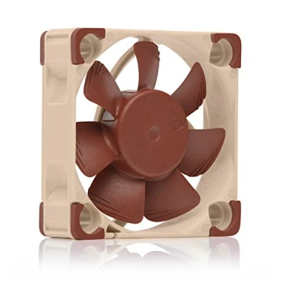 Abbildung von Noctua NF A4x10 5V PWM, Leiser Premium Lüfter mit USB Stromadapterkabel, 4 Pin, Version (40x10mm, Braun)