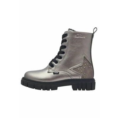 Abbildung von s.Oliver Schnürstiefelette, Damen, Größe: 32, Pewter Schuhe