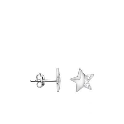 Abbildung von SOFIA MILANI Damen Ohrringe 925 Silber mit Zirkonia Steinen Stern Ohrstecker 20854