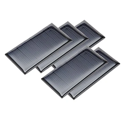 Abbildung von sourcing map 5Pcs 5V 60mA Poly Mini Solar Panel Modul DIY Ladegerät 67,5mm x 35mm