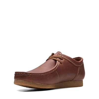 Abbildung von Clarks Herren Shacre Ii Run Oxford, Bräune Getrommeltes Leder, 43 EU