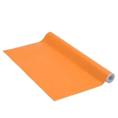 Abbildung von Venilia Klebefolie Aprikose Uni Matt Orange Aprikose, 45cm x 3m selbstklebende Möbel Folie, Dekofolie, Tapete, Küchenfolie PVC ohne Phthalate Made in EU
