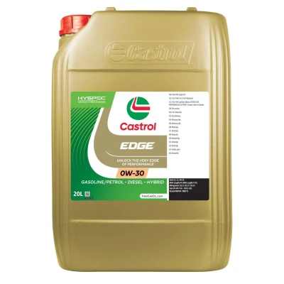 Abbildung von Castrol EDGE 0W 30 20l Motoröl 1533F6 VOLKSWAGEN: Golf 4, 5, 7, AUDI: Q3, A4 B8 Avant, A6 C6 BMW: 5 Saloon, 3 Touring