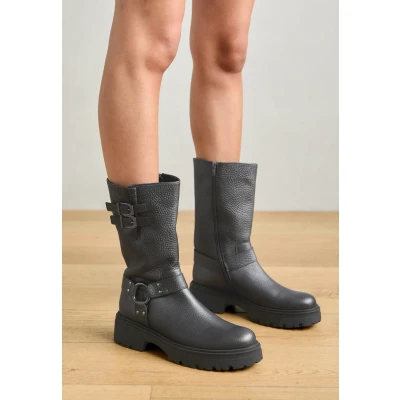 Abbildung von Gabor Plateaustiefel, Damen, Größe: 42, Antiksilber Schuhe