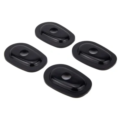 Abbildung von Aharon Motorrad LED Blinkerhalter im 4er Pack Kompatibel mit Yamaha, M8/M10 Gewinde Blinkerplatten ABS Plastic Montageplatten Adapterplatten Blinkleuchten Blinker für Motorräder