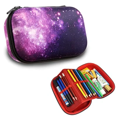 Abbildung von ZIPIT Colorz Federmäppchen für Mädchen Großes Mäppchen Schule und Büro Etui mit Organizer Federmappe Galaxie