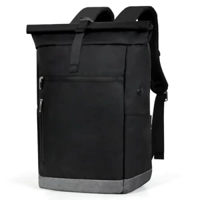 Abbildung von TANTOMI Rucksack Damen Herren Groß,Rucksack Rolltop, Backpack Wasserdicht Laptop Tagesrucksäcke mit Rollup Funktion für Schule Fahrradfahren Freizeit Reise