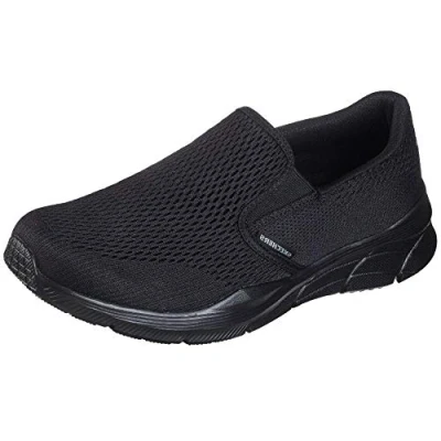 Abbildung von Skechers Herren Equalizer 4.0 Triple play Trainers, Black Engineered Mesh Trim, 40 EU