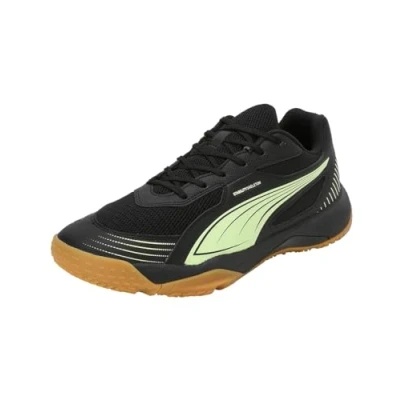 Abbildung von Puma Solarflash III Handballschuh, Herren, Größe: 46, Black/fizzy apple Textil/synthetik