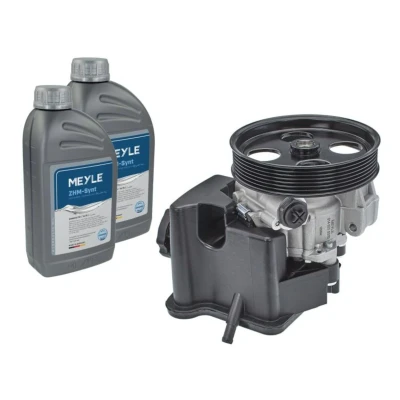 Abbildung von MEYLE 014 631 0010/S Hydraulikpumpe hydraulisch 7 mit Ausgleichsbehälter, Ölmenge für Ölspülung MERCEDES BENZ: E Class Saloon, C Saloon