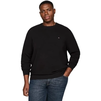Abbildung von Tommy Hilfiger Big &amp; Tall Rundhalspullover »BT ESSENTIAL STRUCTURE CREW NECK«, Große Größen
