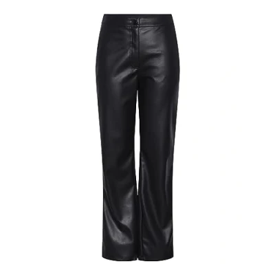 Abbildung von Pieces Pcnicha WIDE PANT Stoffhose, Damen, Größe: Small, Black