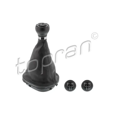 Abbildung von TOPRAN 115 892 Schalthebelverkleidung schwarz VOLKSWAGEN: Touran I, Caddy 3