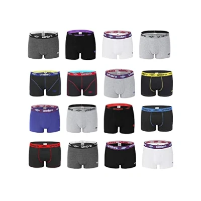 Abbildung von Boxershorts Herren Pack Surprise, Unterhosen Männer, Zufälliges Muster, Stretch (6er Pack), Blau, L