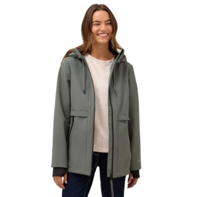 Abbildung von Cecil MIDI Outdoorjacke, Damen, Größe: Small, Grün