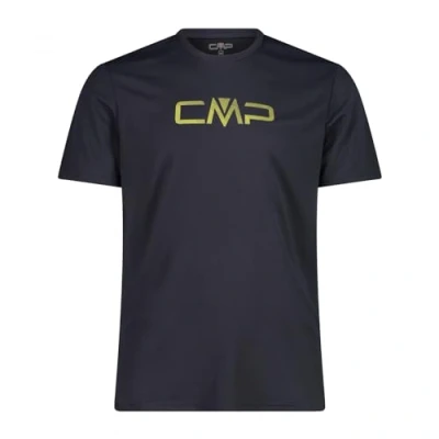 Abbildung von CMP T Shirt mit Rundhalsausschnitt Dry Function Logo Art.39t7117p, Anthrazit, 58