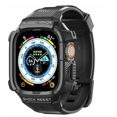 Abbildung von Rugged Armor Pro Case für die Apple Watch Ultra (2) 49 mm Schwarz