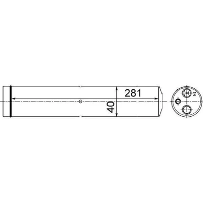 Abbildung von MAHLE ORIGINAL AD 102 000S Trockner LAND ROVER: Range Rover Sport