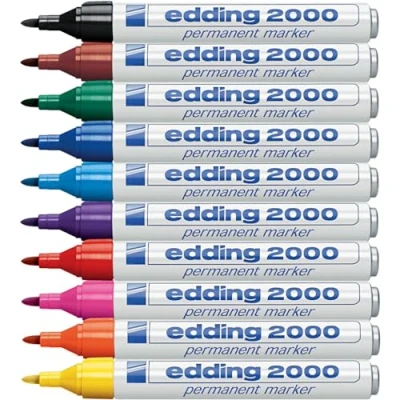 Abbildung von Edding 2000 C Permanentmarker, (10 Stück)