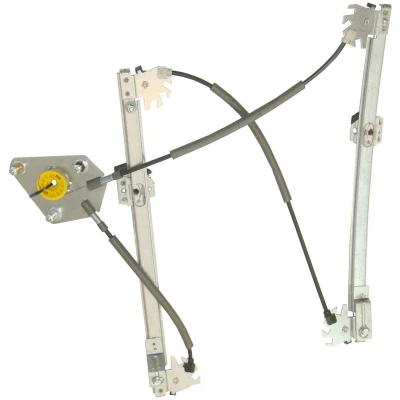 Abbildung von Valeo Fensterheber vorne rechts elektrisch ohne Elektromotor mit Komfortfunktion 851047 VOLKSWAGEN: Polo V Hatchback