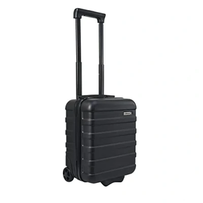 Abbildung von Cabin Max Anode Hardscalen Trolley Koffer für Untersitz, 24 l, Wizz Air 40x30x20cm, (Schwarz, 40 x 30 20 cm)