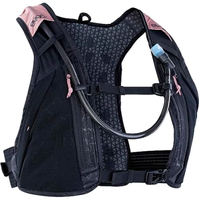 Abbildung von EVOC HYDRO PRO 6 + HYDRATION BLADDER 1,5, Trinkrucksack (2 Verpflegungsfächer und Reißverschlusstaschen, magnetischer Trinkschlauch Clip, inkl. 1,5l Trinkblase, One Size), Schwarz