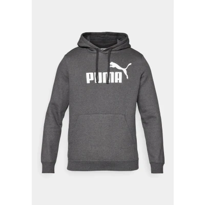 Abbildung von PUMA Herren ESS No. 1 Logo Hoodie FL Kapuzenpullis, Dark Gray Heather,