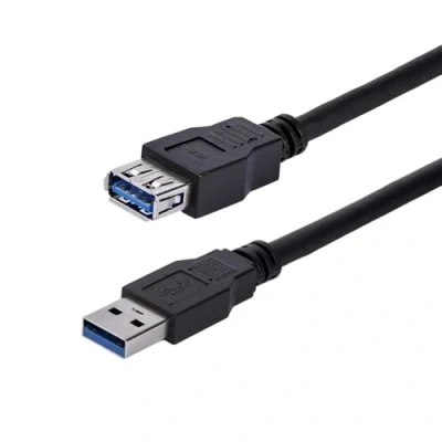 Abbildung von StarTech.com 1m USB 3.0 Verlängerungskabel 3 Typ A Kabel Verlängerung Stecker/ Buchse Schwarz