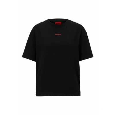 Abbildung von HUGO Shuffle Nachtwäsche Shirt, Damen, Größe: Medium, Black one