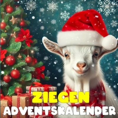 Abbildung von Ziegen Adventskalender: mit 24 Bilder und schönen Fakten bis Weihnachten