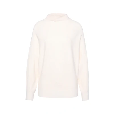 Abbildung von zero Strukturiert MIT Stehkragen Strickpullover, Damen, Größe: 34, Eggnog