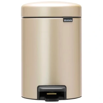Abbildung von Brabantia Badezimmereimer, Metallic Gold, 3L