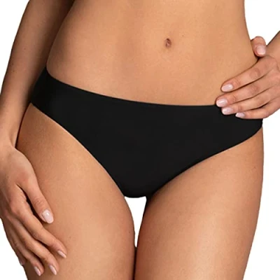 Abbildung von Rosa Faia Damen bukser afslappet bund Bikinihose, Schwarz (Schwarz 001), 46 EU